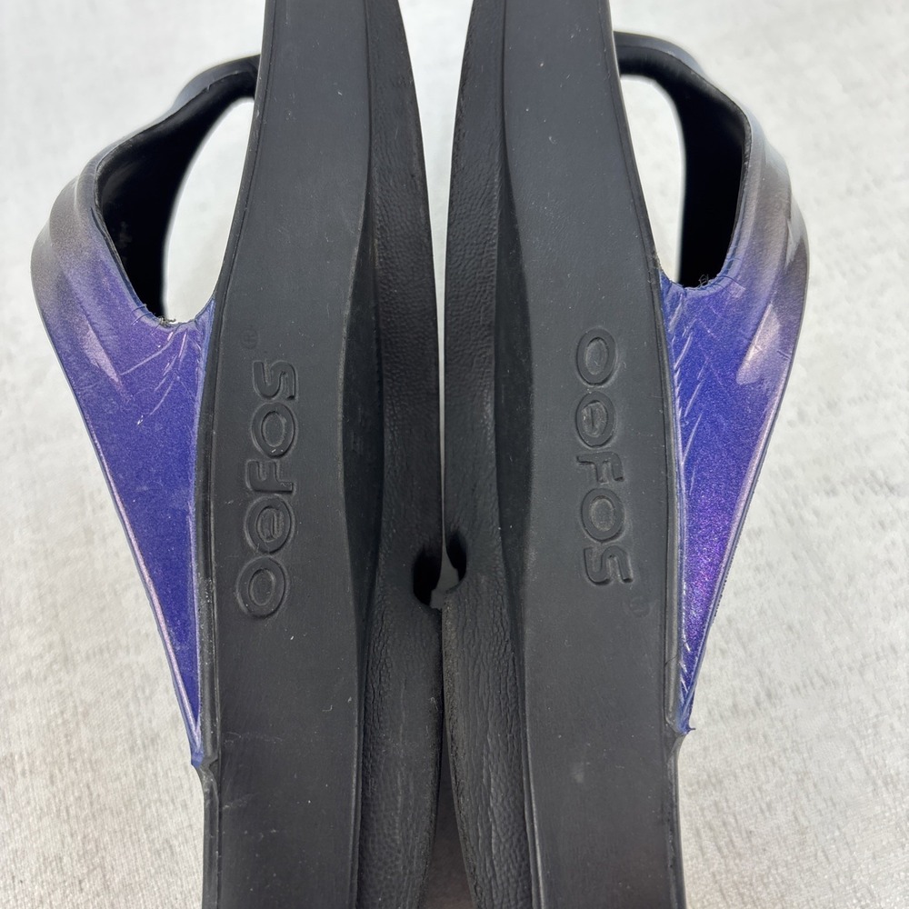 OOFOS‎ OOlala Luxe Thong Sandals Calypso Ombre Women's Size US 7 - Picture 10 of 11